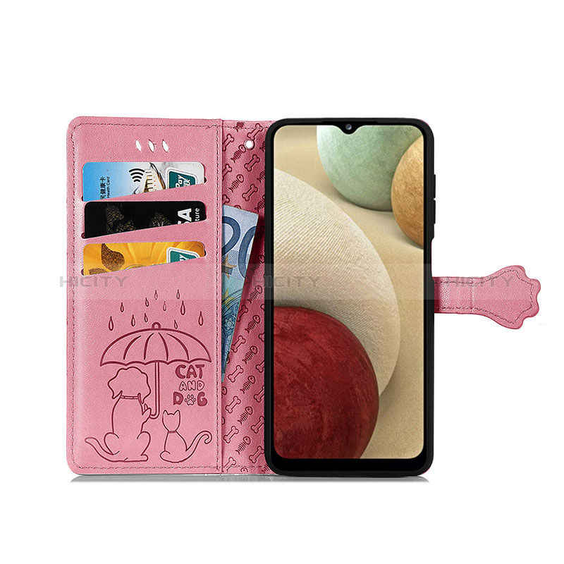 Coque Portefeuille Motif Fantaisie Livre Cuir Etui Clapet S03D pour Samsung Galaxy F12 Plus