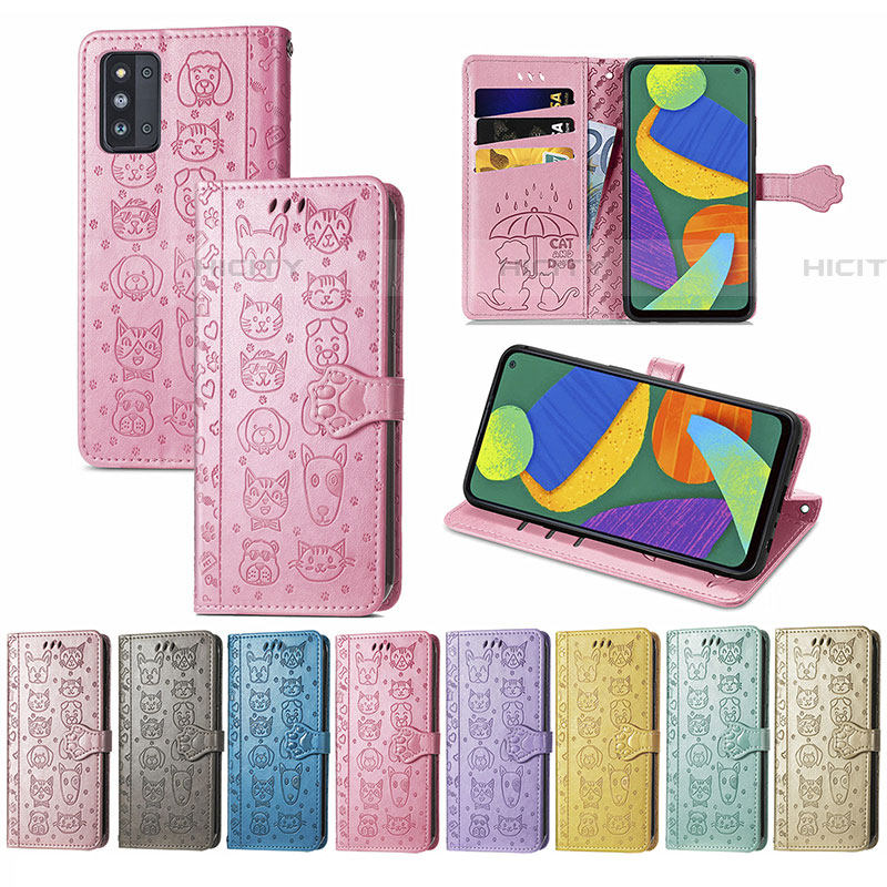 Coque Portefeuille Motif Fantaisie Livre Cuir Etui Clapet S03D pour Samsung Galaxy F52 5G Plus