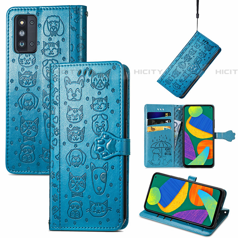 Coque Portefeuille Motif Fantaisie Livre Cuir Etui Clapet S03D pour Samsung Galaxy F52 5G Plus