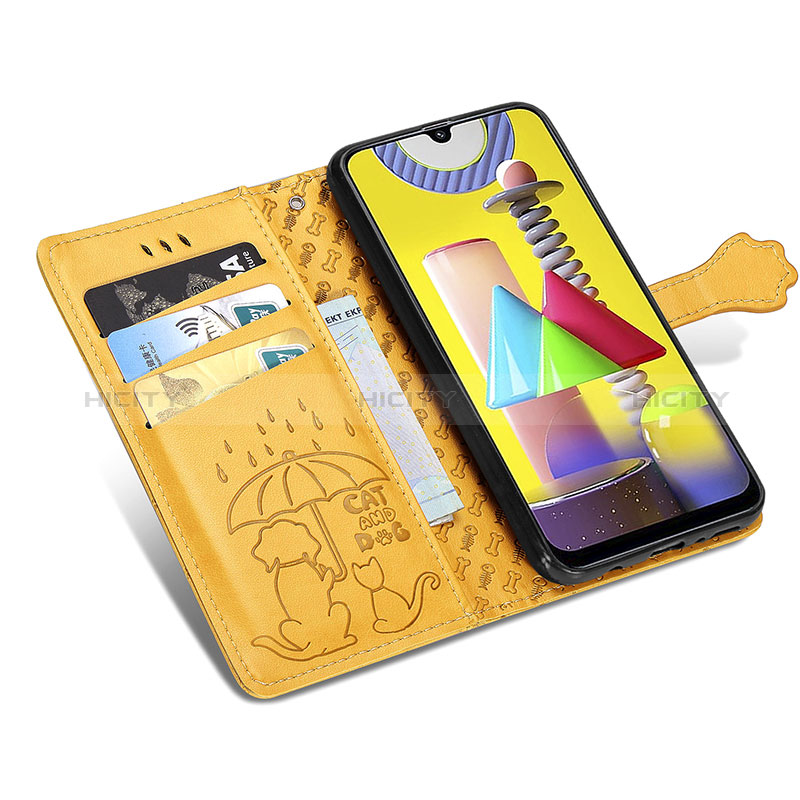 Coque Portefeuille Motif Fantaisie Livre Cuir Etui Clapet S03D pour Samsung Galaxy M31 Prime Edition Plus