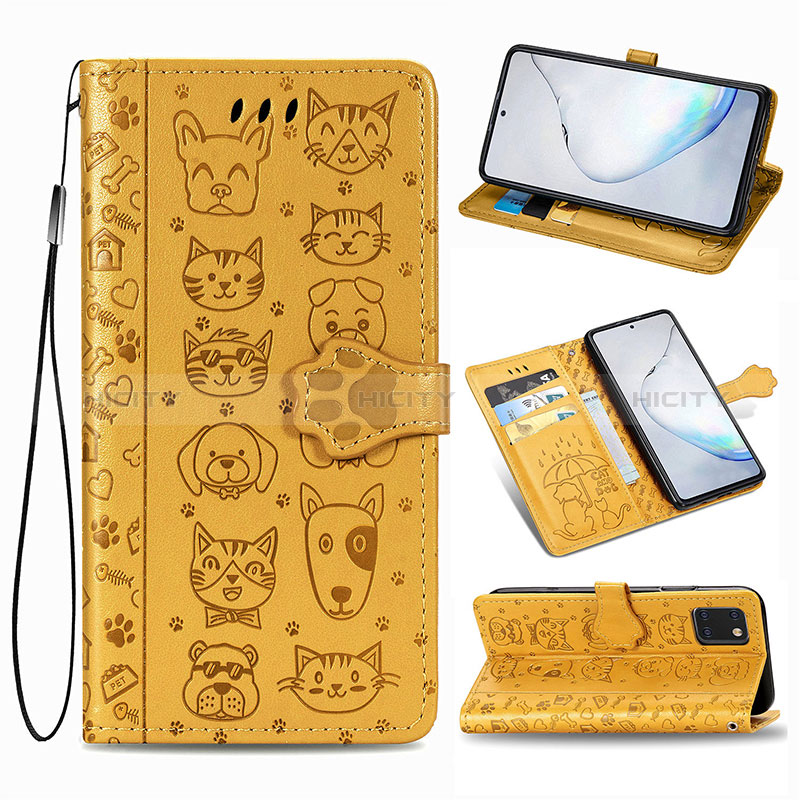 Coque Portefeuille Motif Fantaisie Livre Cuir Etui Clapet S03D pour Samsung Galaxy Note 10 Lite Plus