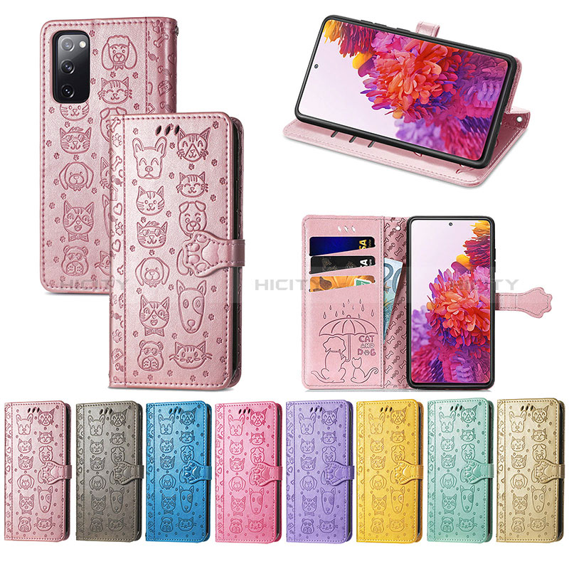 Coque Portefeuille Motif Fantaisie Livre Cuir Etui Clapet S03D pour Samsung Galaxy S20 FE 5G Plus