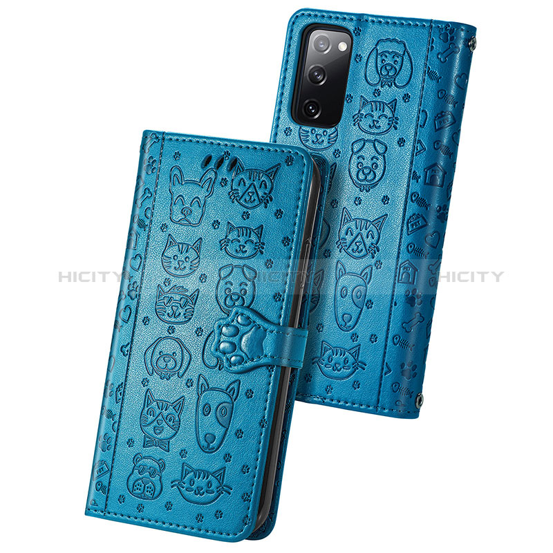 Coque Portefeuille Motif Fantaisie Livre Cuir Etui Clapet S03D pour Samsung Galaxy S20 FE 5G Plus