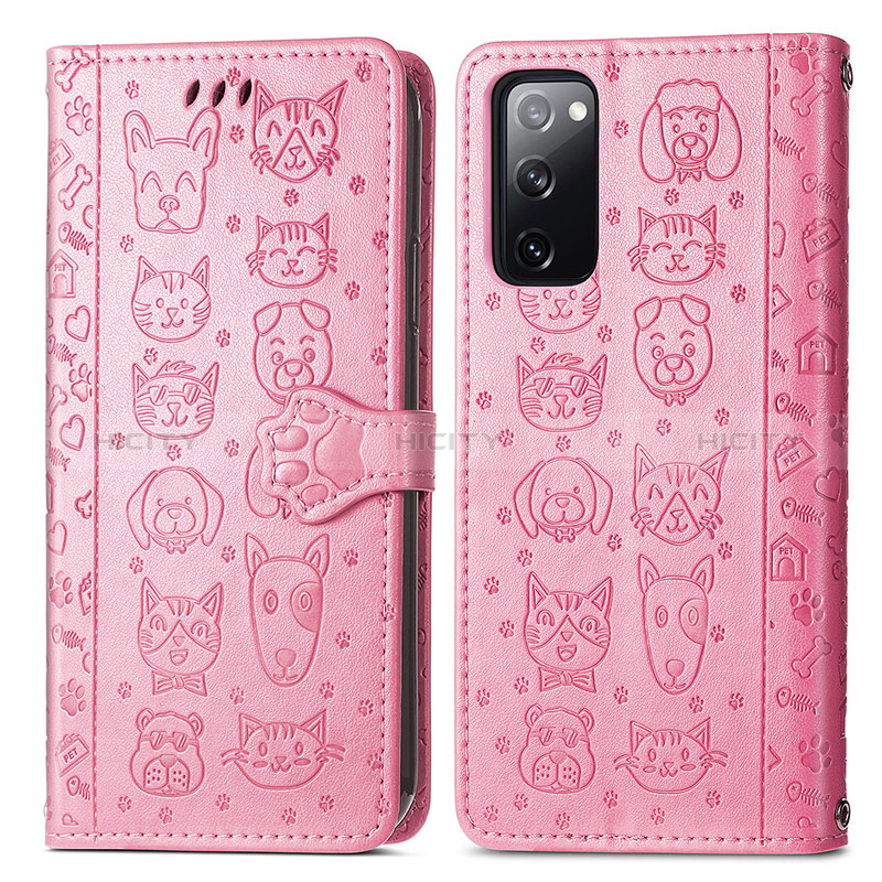 Coque Portefeuille Motif Fantaisie Livre Cuir Etui Clapet S03D pour Samsung Galaxy S20 FE 5G Plus