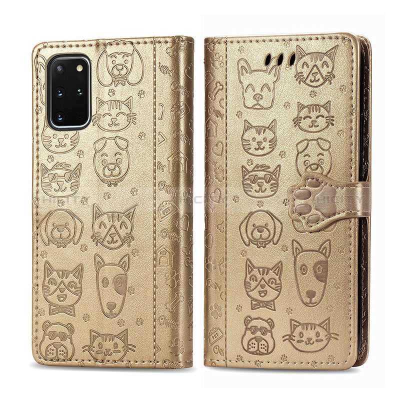 Coque Portefeuille Motif Fantaisie Livre Cuir Etui Clapet S03D pour Samsung Galaxy S20 Plus Plus