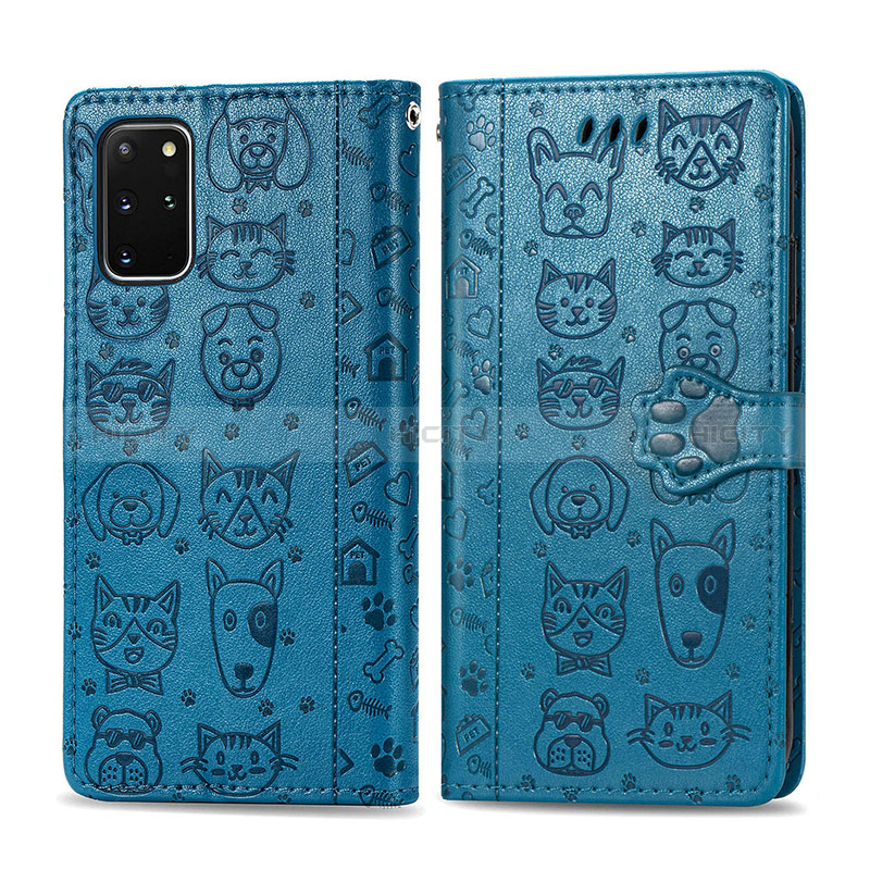 Coque Portefeuille Motif Fantaisie Livre Cuir Etui Clapet S03D pour Samsung Galaxy S20 Plus Plus