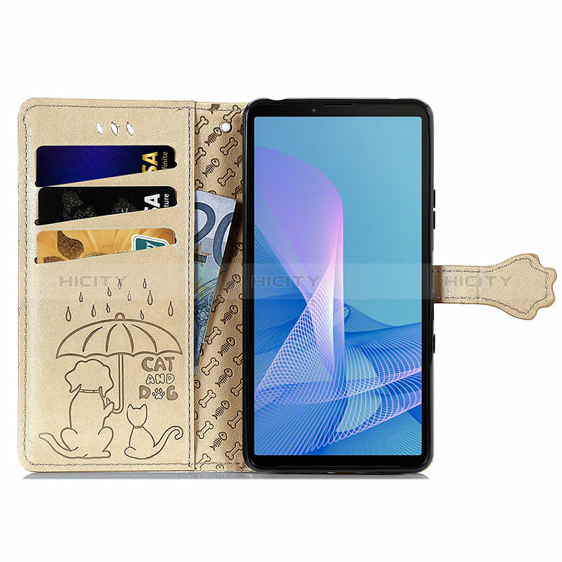 Coque Portefeuille Motif Fantaisie Livre Cuir Etui Clapet S03D pour Sony Xperia 10 III Lite Plus