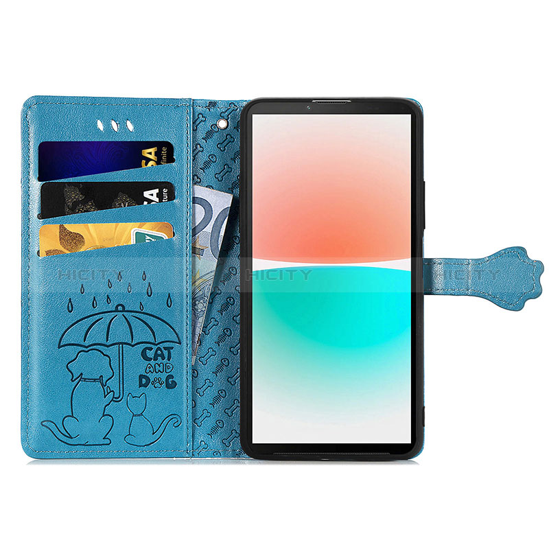 Coque Portefeuille Motif Fantaisie Livre Cuir Etui Clapet S03D pour Sony Xperia 10 IV SO-52C Plus