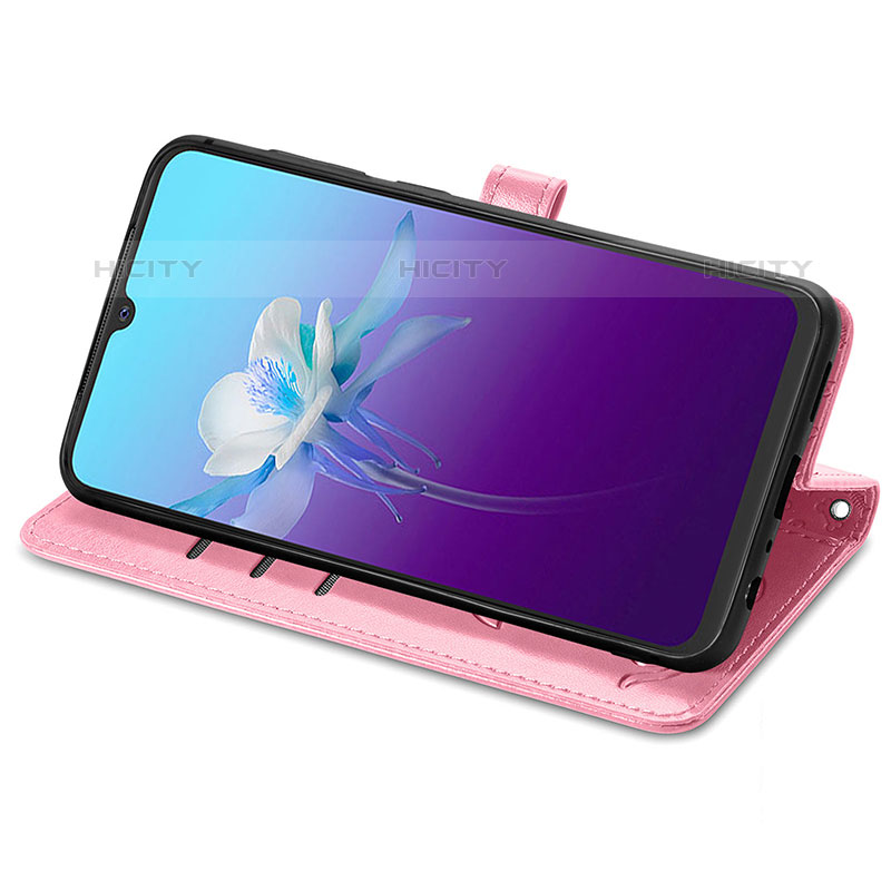 Coque Portefeuille Motif Fantaisie Livre Cuir Etui Clapet S03D pour Vivo V20 (2021) Plus