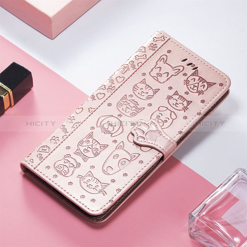 Coque Portefeuille Motif Fantaisie Livre Cuir Etui Clapet S03D pour Vivo Y02S Plus