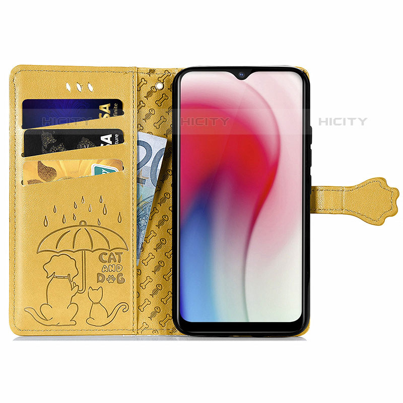 Coque Portefeuille Motif Fantaisie Livre Cuir Etui Clapet S03D pour Vivo Y15 Plus