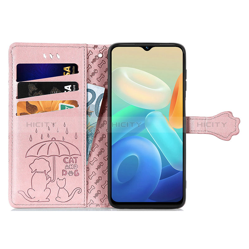 Coque Portefeuille Motif Fantaisie Livre Cuir Etui Clapet S03D pour Vivo Y33e 5G Plus