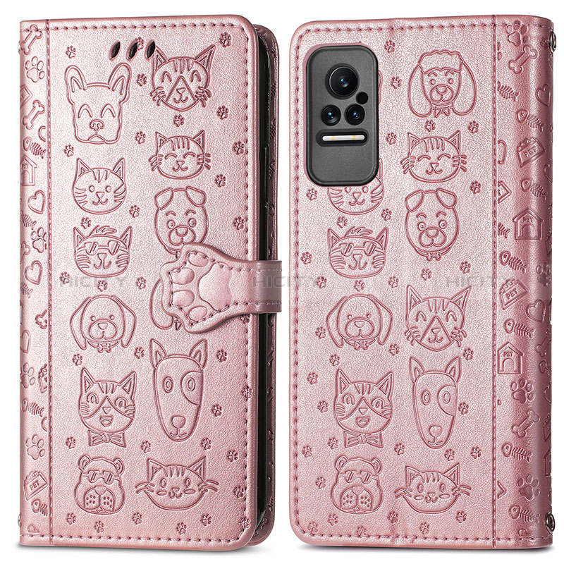 Coque Portefeuille Motif Fantaisie Livre Cuir Etui Clapet S03D pour Xiaomi Civi 1S 5G Plus