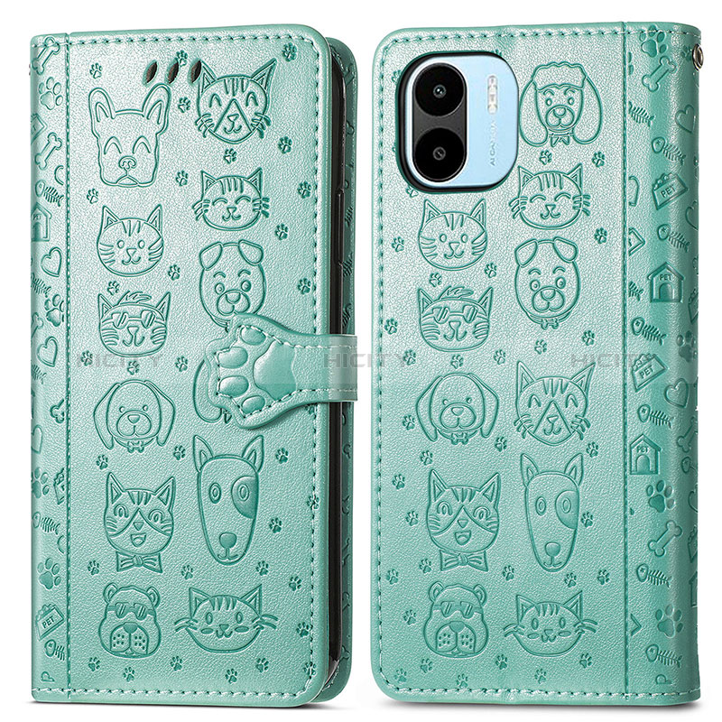 Coque Portefeuille Motif Fantaisie Livre Cuir Etui Clapet S03D pour Xiaomi Poco C50 Plus