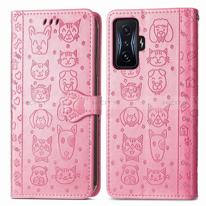 Coque Portefeuille Motif Fantaisie Livre Cuir Etui Clapet S03D pour Xiaomi Poco F4 GT 5G Plus