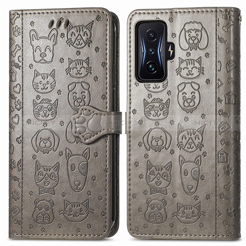 Coque Portefeuille Motif Fantaisie Livre Cuir Etui Clapet S03D pour Xiaomi Poco F4 GT 5G Plus