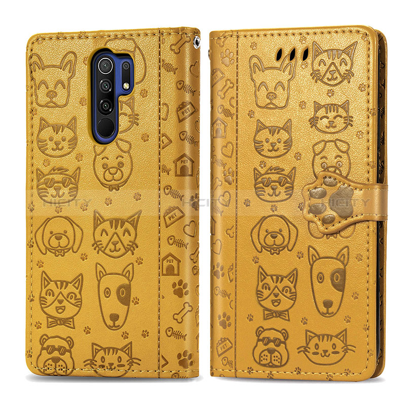 Coque Portefeuille Motif Fantaisie Livre Cuir Etui Clapet S03D pour Xiaomi Poco M2 Plus