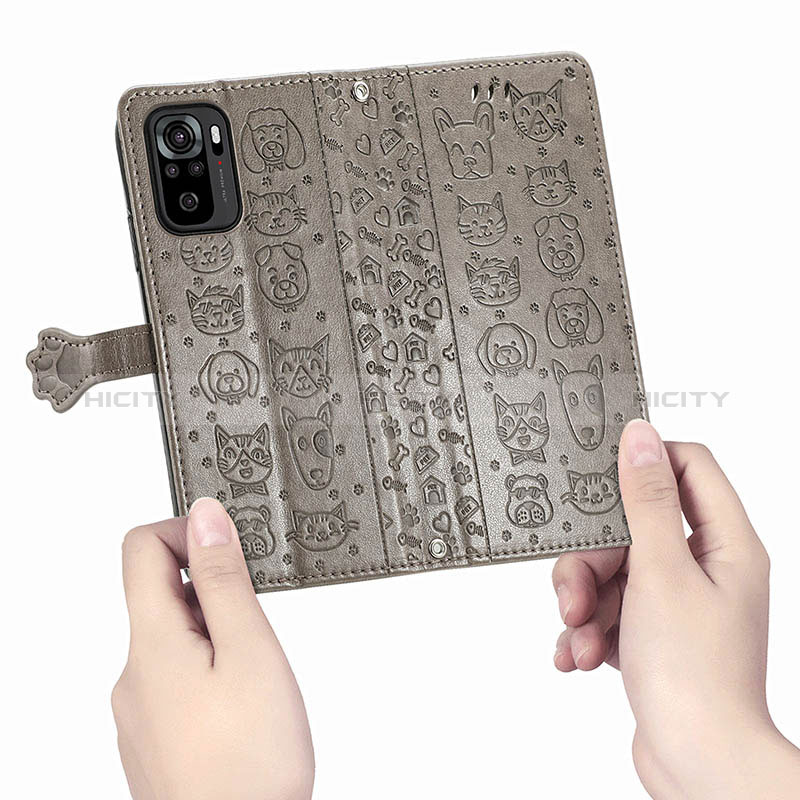 Coque Portefeuille Motif Fantaisie Livre Cuir Etui Clapet S03D pour Xiaomi Poco M5S Plus