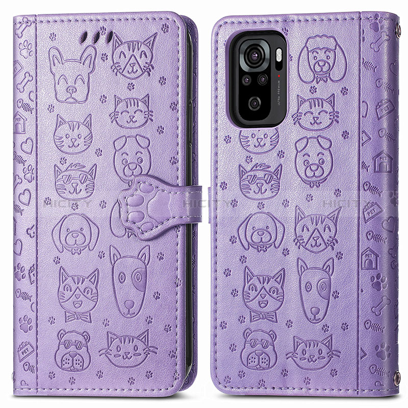 Coque Portefeuille Motif Fantaisie Livre Cuir Etui Clapet S03D pour Xiaomi Poco M5S Plus