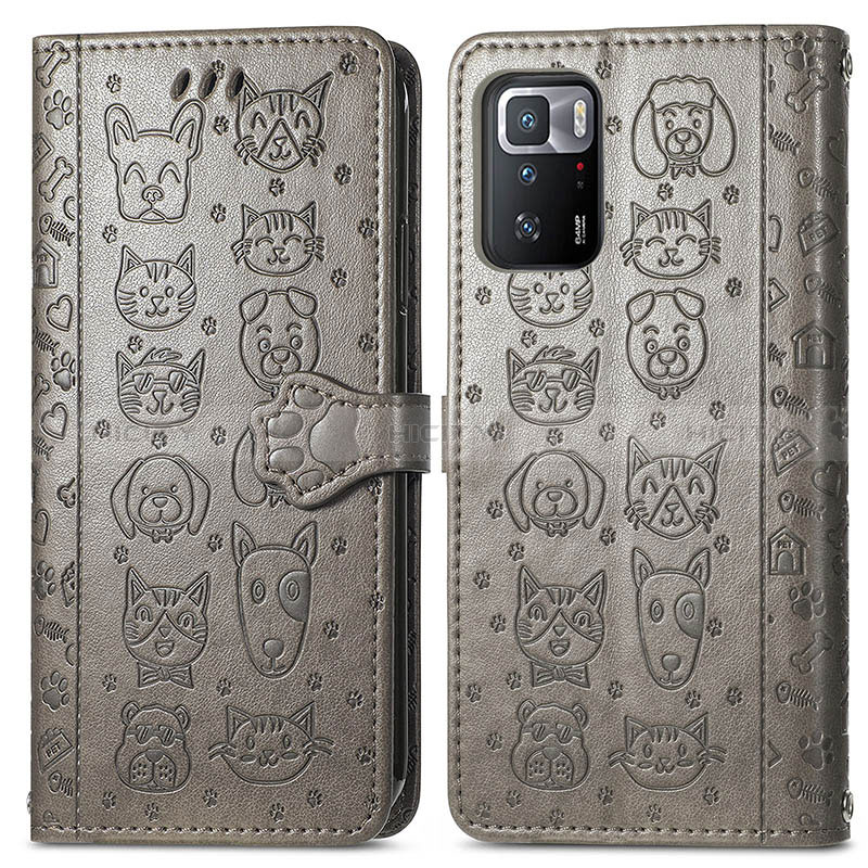 Coque Portefeuille Motif Fantaisie Livre Cuir Etui Clapet S03D pour Xiaomi Poco X3 GT 5G Plus