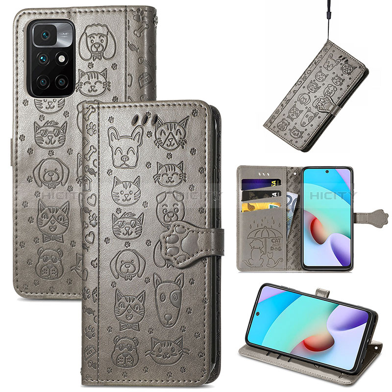 Coque Portefeuille Motif Fantaisie Livre Cuir Etui Clapet S03D pour Xiaomi Redmi 10 (2022) Plus