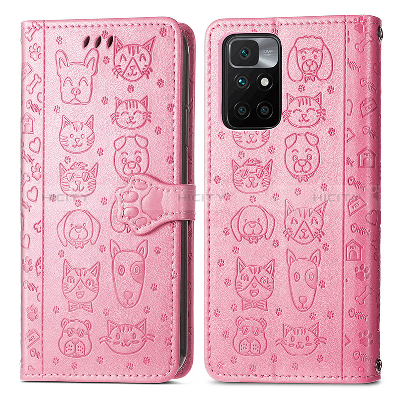 Coque Portefeuille Motif Fantaisie Livre Cuir Etui Clapet S03D pour Xiaomi Redmi 10 4G Plus