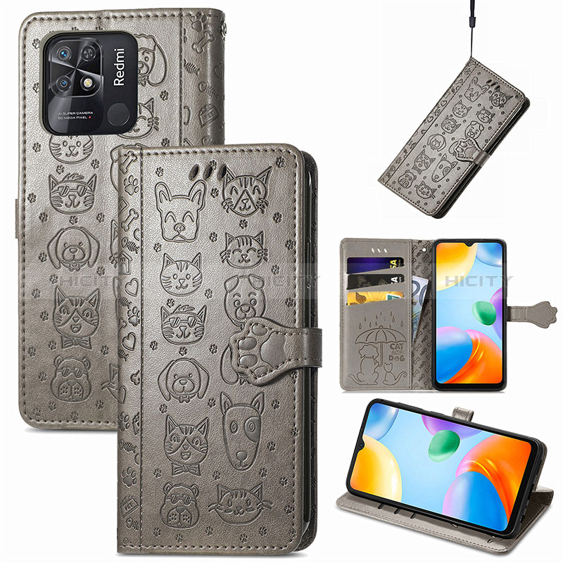 Coque Portefeuille Motif Fantaisie Livre Cuir Etui Clapet S03D pour Xiaomi Redmi 10C 4G Plus