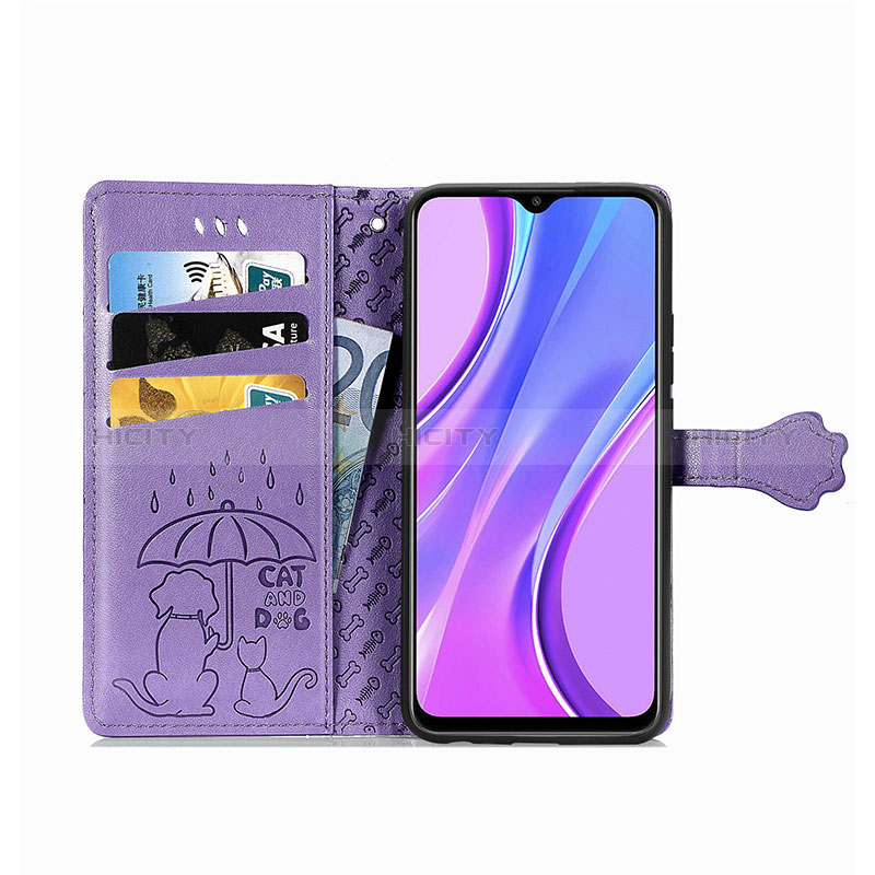 Coque Portefeuille Motif Fantaisie Livre Cuir Etui Clapet S03D pour Xiaomi Redmi 9 Plus