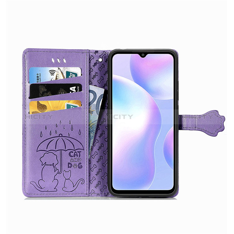 Coque Portefeuille Motif Fantaisie Livre Cuir Etui Clapet S03D pour Xiaomi Redmi 9A Plus