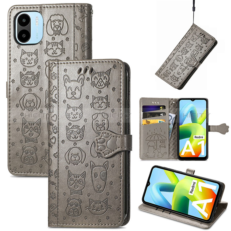 Coque Portefeuille Motif Fantaisie Livre Cuir Etui Clapet S03D pour Xiaomi Redmi A1 Plus