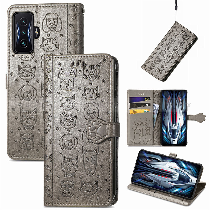 Coque Portefeuille Motif Fantaisie Livre Cuir Etui Clapet S03D pour Xiaomi Redmi K50 Gaming 5G Plus