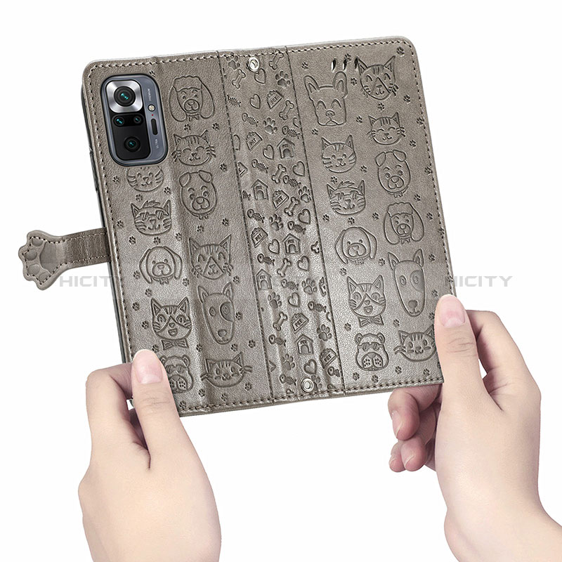 Coque Portefeuille Motif Fantaisie Livre Cuir Etui Clapet S03D pour Xiaomi Redmi Note 10 Pro Max Plus