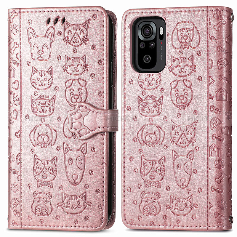 Coque Portefeuille Motif Fantaisie Livre Cuir Etui Clapet S03D pour Xiaomi Redmi Note 10S 4G Plus