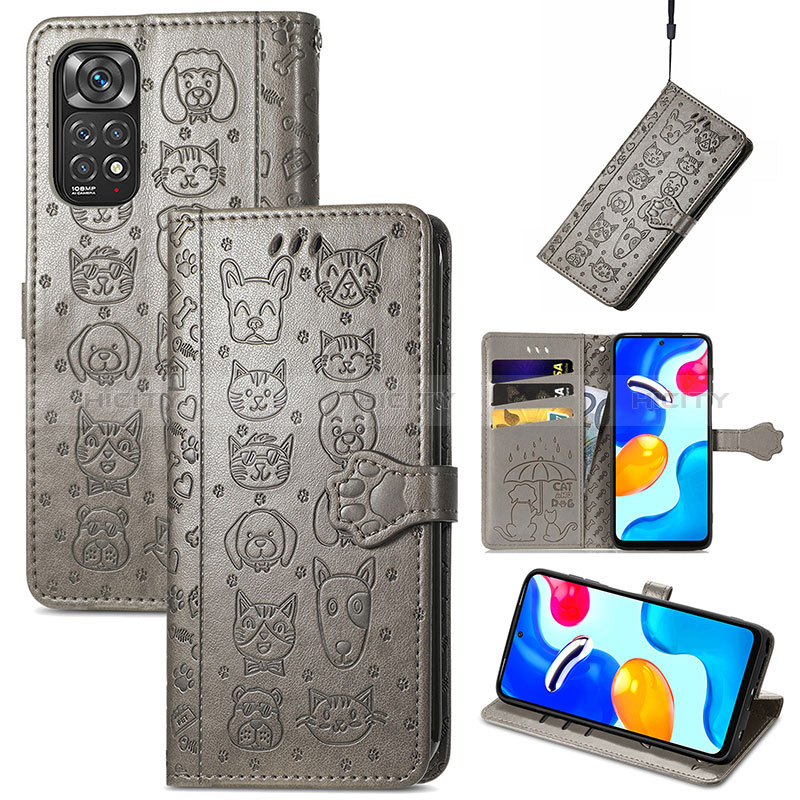 Coque Portefeuille Motif Fantaisie Livre Cuir Etui Clapet S03D pour Xiaomi Redmi Note 11 4G (2022) Plus