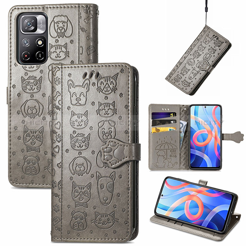 Coque Portefeuille Motif Fantaisie Livre Cuir Etui Clapet S03D pour Xiaomi Redmi Note 11 5G Plus