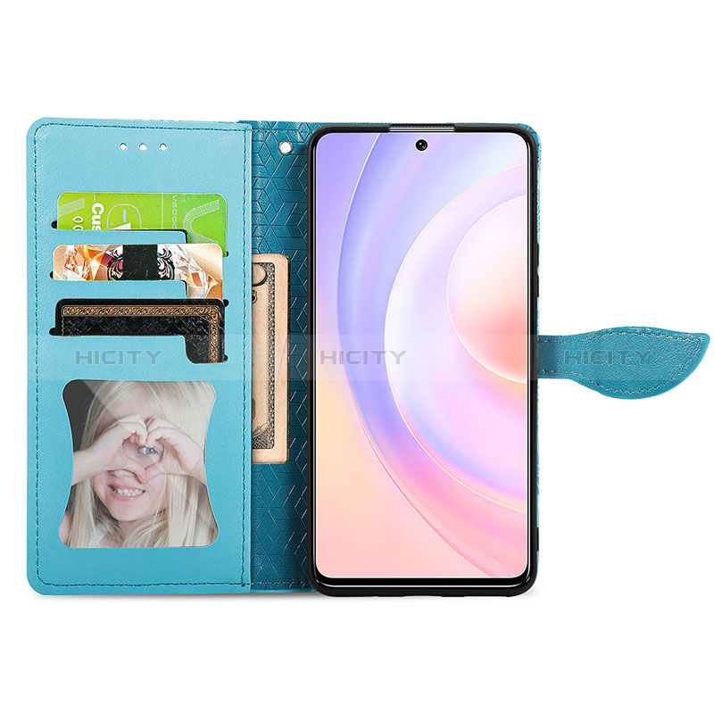 Coque Portefeuille Motif Fantaisie Livre Cuir Etui Clapet S04D pour Huawei Honor 50 SE 5G Plus