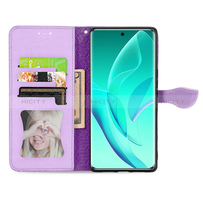 Coque Portefeuille Motif Fantaisie Livre Cuir Etui Clapet S04D pour Huawei Honor 60 Pro 5G Plus