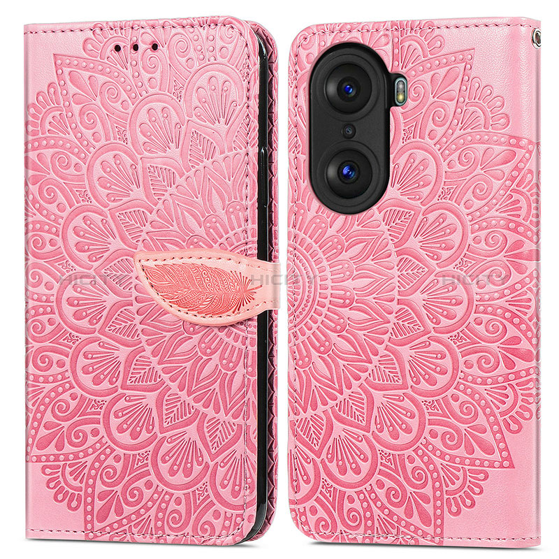 Coque Portefeuille Motif Fantaisie Livre Cuir Etui Clapet S04D pour Huawei Honor 60 Pro 5G Plus