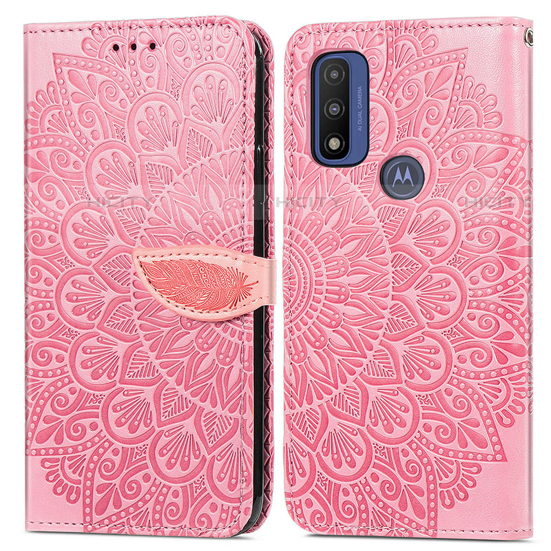 Coque Portefeuille Motif Fantaisie Livre Cuir Etui Clapet S04D pour Motorola Moto G Pure Plus