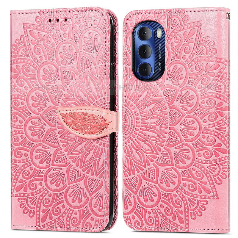 Coque Portefeuille Motif Fantaisie Livre Cuir Etui Clapet S04D pour Motorola Moto G Stylus (2022) 5G Plus