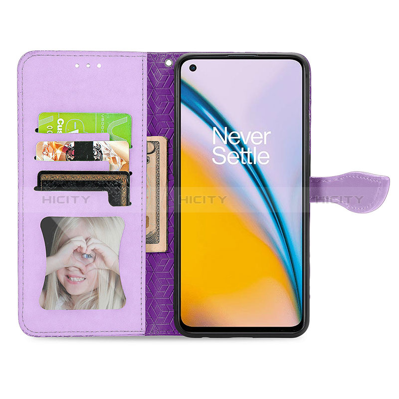 Coque Portefeuille Motif Fantaisie Livre Cuir Etui Clapet S04D pour OnePlus Nord 2 5G Plus