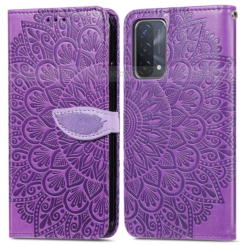 Coque Portefeuille Motif Fantaisie Livre Cuir Etui Clapet S04D pour OnePlus Nord N200 5G Plus