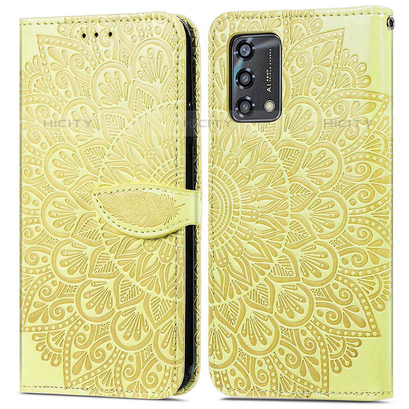 Coque Portefeuille Motif Fantaisie Livre Cuir Etui Clapet S04D pour Oppo A74 4G Plus