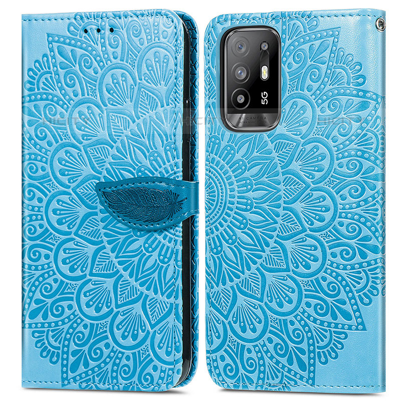 Coque Portefeuille Motif Fantaisie Livre Cuir Etui Clapet S04D pour Oppo Reno5 Z 5G Plus