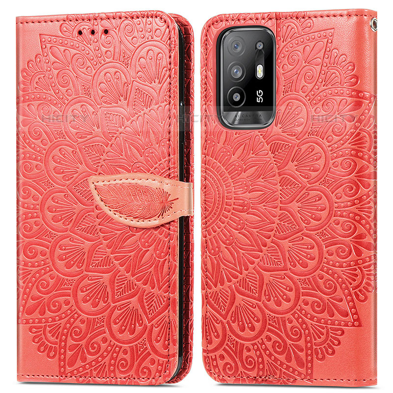 Coque Portefeuille Motif Fantaisie Livre Cuir Etui Clapet S04D pour Oppo Reno5 Z 5G Plus