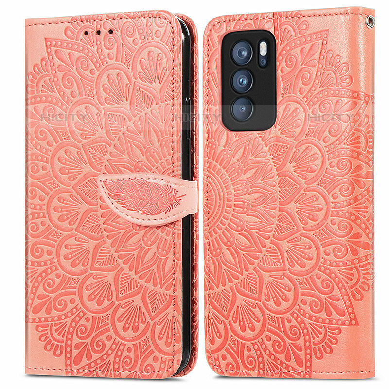 Coque Portefeuille Motif Fantaisie Livre Cuir Etui Clapet S04D pour Oppo Reno6 Pro 5G India Plus