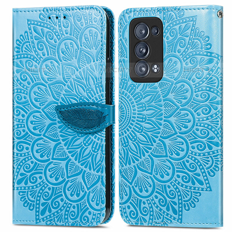 Coque Portefeuille Motif Fantaisie Livre Cuir Etui Clapet S04D pour Oppo Reno6 Pro+ Plus 5G Plus