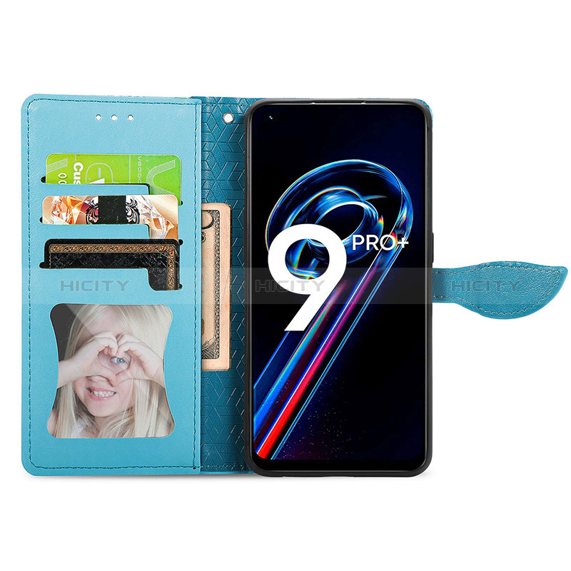 Coque Portefeuille Motif Fantaisie Livre Cuir Etui Clapet S04D pour Realme 9 4G Plus