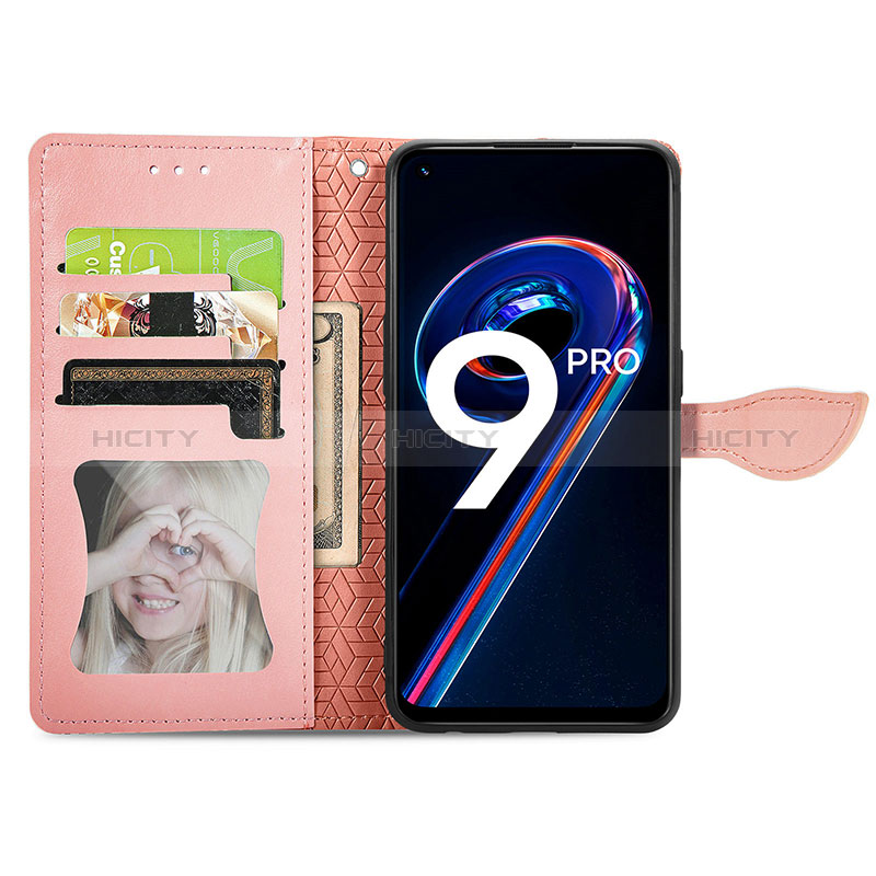 Coque Portefeuille Motif Fantaisie Livre Cuir Etui Clapet S04D pour Realme 9 5G Plus