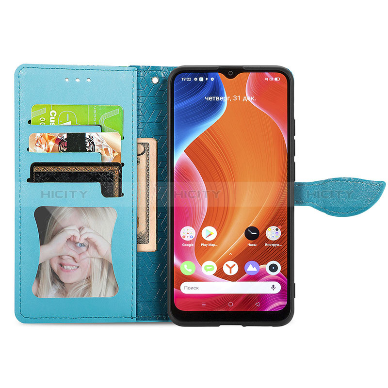 Coque Portefeuille Motif Fantaisie Livre Cuir Etui Clapet S04D pour Realme C11 (2021) Plus